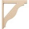 Ekena Millwork 5 1/2-in W x 30-in D x 34-in H Funston Block Rough Cedar Woodgrain TimberThane Outlooker, Primed Tan OUTUR055X30X34FST44RCPR - alternate 2